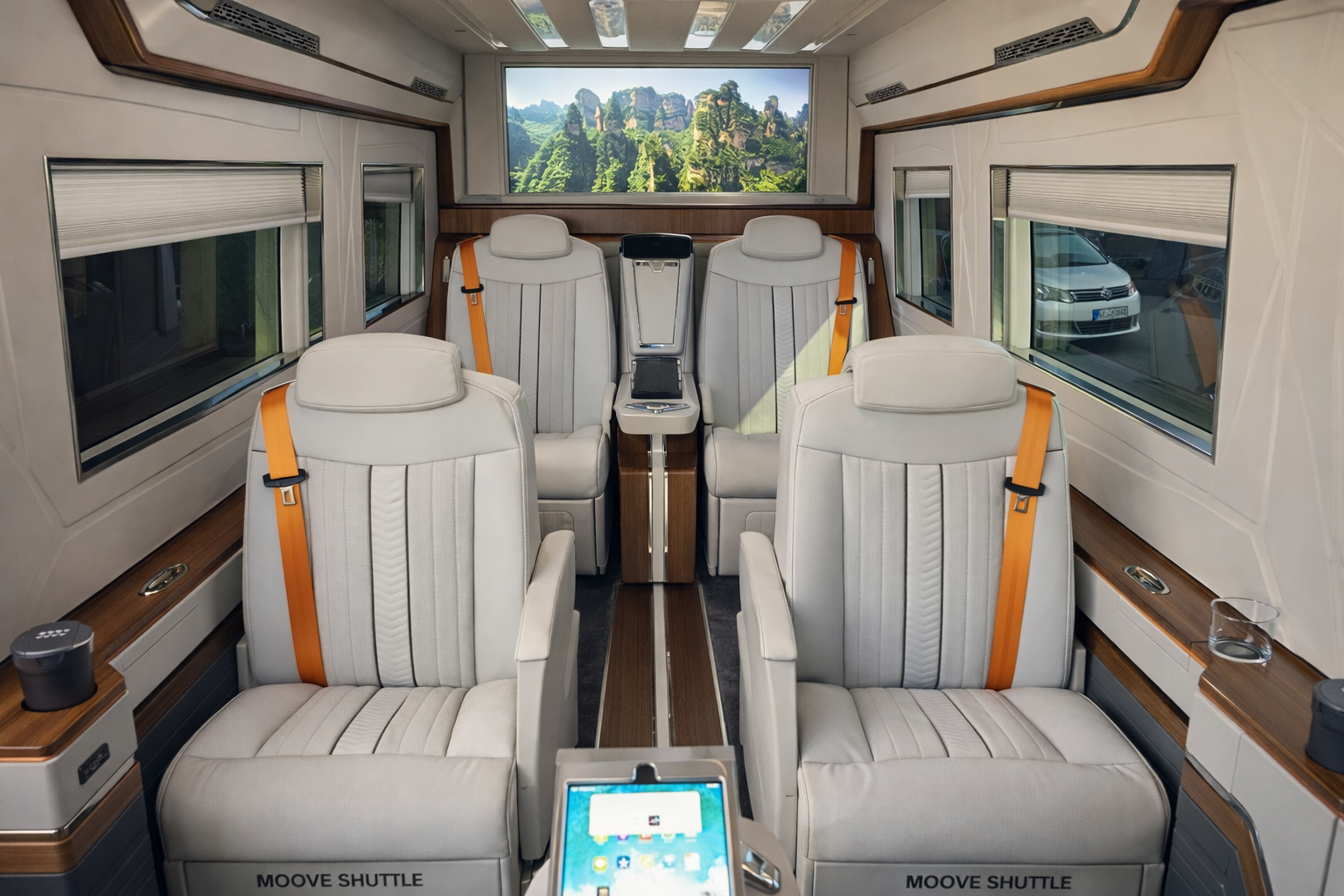 VIP-Van Innenraum für Event Shuttle